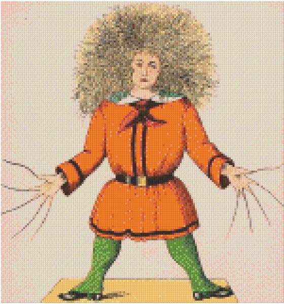 Pixelhobby Klassik Vorlage - Struwwelpeter