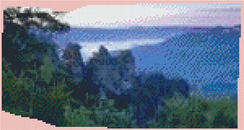 Pixelhobby Klassik Vorlage - Himmel und Meer