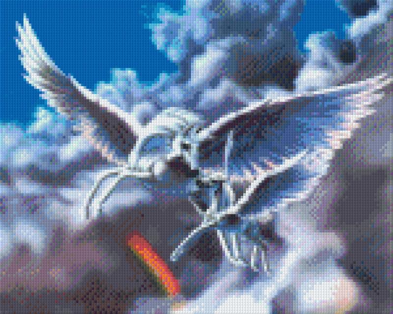 Pixelhobby Klassik Vorlage - Flug in den Wolken