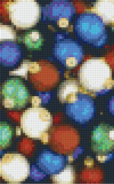 Pixelhobby Klassik Vorlage - Weihnachtskugeln