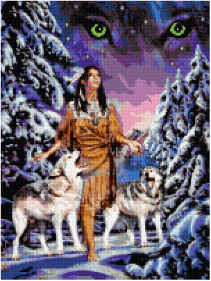 Pixelhobby Klassik Vorlage - Maiden of Winter