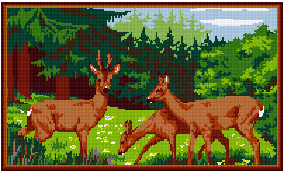 Pixelhobby Klassik Vorlage - Forrest Beauties