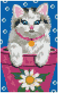 Pixelhobby Klassik Vorlage - Hello
