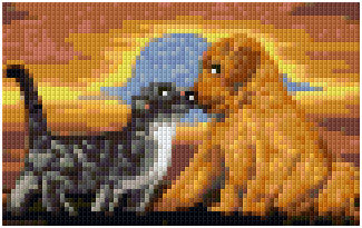 Pixelhobby Klassik Vorlage - Love is