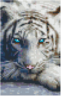 Pixelhobby Klassik Vorlage - Piercing Eyes