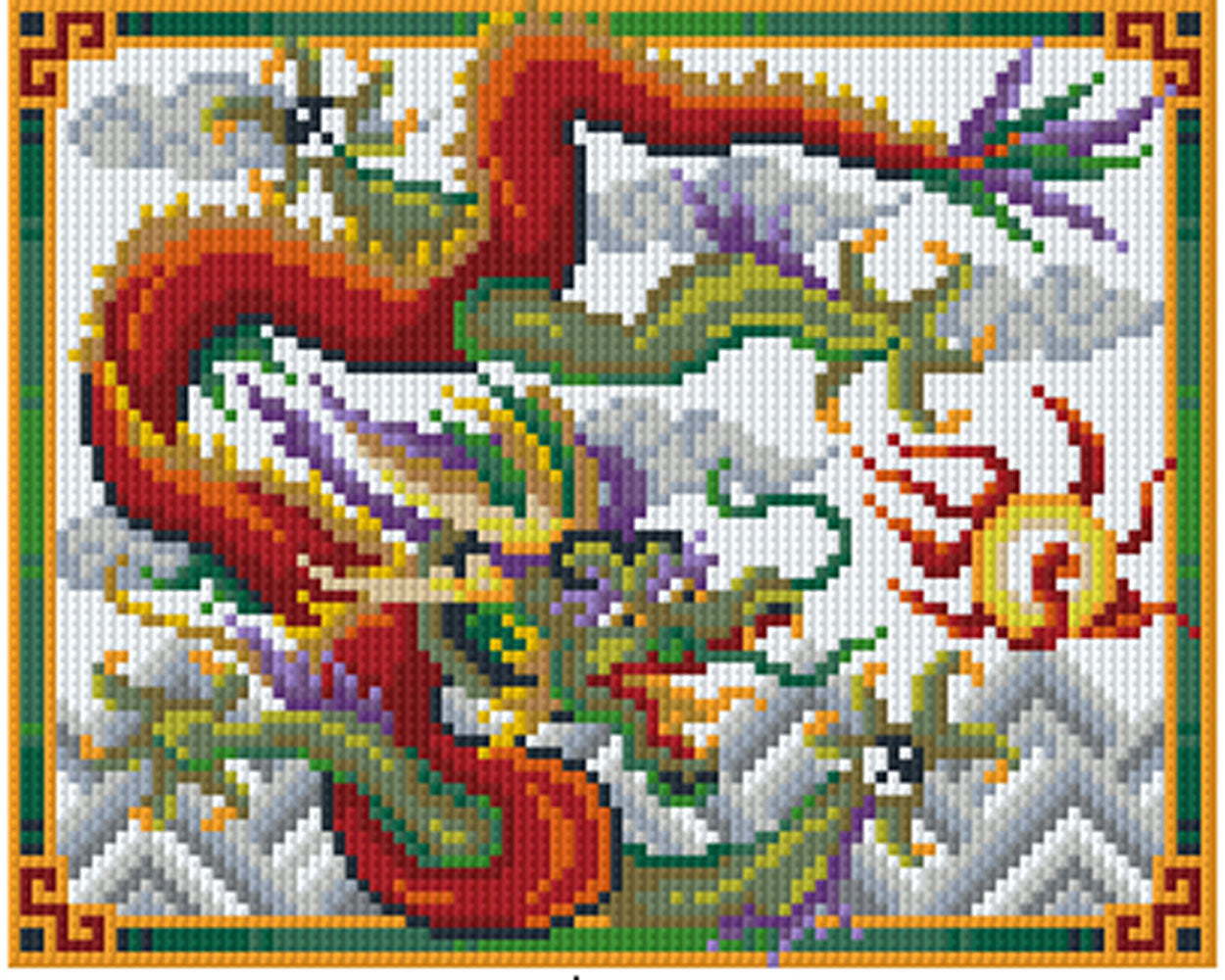 Pixelhobby Klassik Set - Dragon of the Mountains