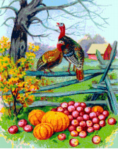 Pixelhobby Klassik Vorlage - The Turkey Love