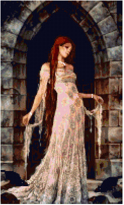 Pixelhobby Klassik Vorlage - The Dress