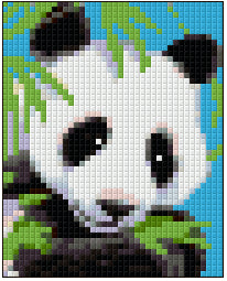 Pixelhobby Klassik Vorlage - Little Panda