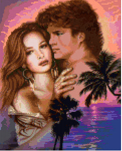 Pixelhobby Klassik Set - Love and Palms