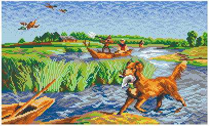 Pixelhobby Klassik Vorlage - The Hunt