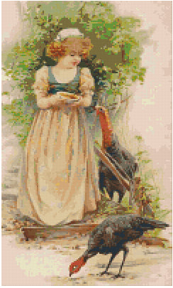 Pixelhobby Klassik Set - Turkey Feeding Time