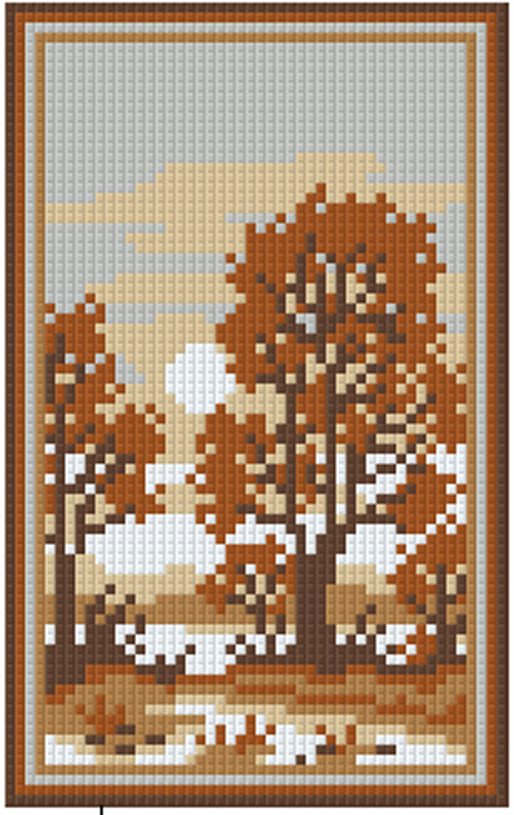 Pixelhobby Klassik Set - Soft Brown River