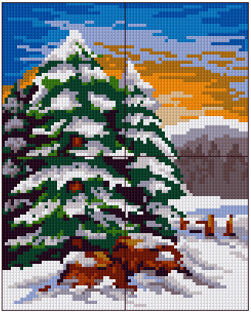 Pixelhobby Klassik Set - Wintermorgen