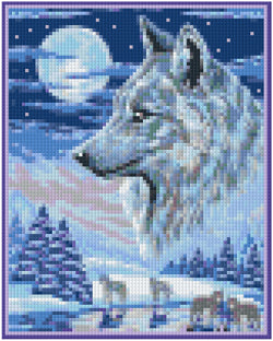 Pixelhobby Klassik Vorlage - Mr. Wolf