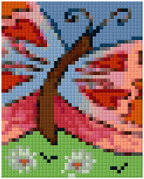 Pixelhobby Klassik Vorlage - Butterfly