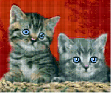 Pixelhobby Klassik Vorlage - Big Blue Eyes