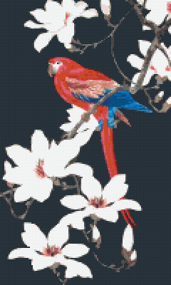Pixelhobby Klassik Vorlage - Japanischer Parrot