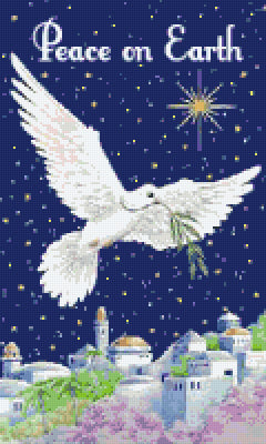 Pixelhobby Klassik Vorlage - Peace on Earth