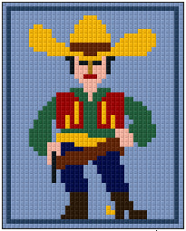 Pixel Klassik Set - The Cowboy