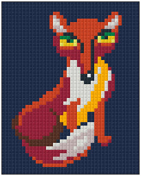 Pixelhobby Klassik Vorlage - The Fox