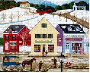 Pixelhobby Klassik Set - Folkart Town USA