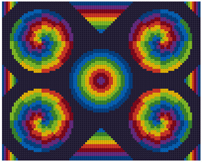 Pixel hobby classic set - rainbow circles