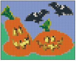 Pixelhobby Klassik Vorlage - Two Pumpkins