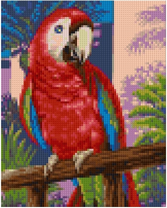 Pixelhobby Classic Template - Colorfully pairot