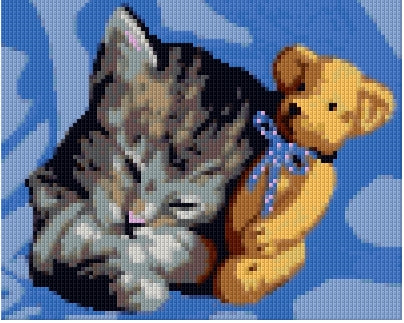 Pixelhobby Klassik Vorlage - My Teddy