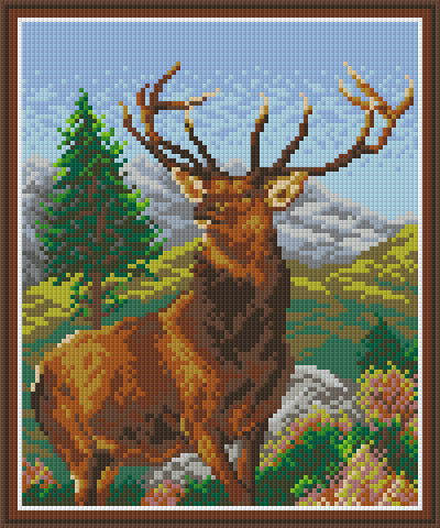 Pixelhobby Klassik Vorlage - Proud Buck