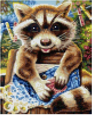 Pixelhobby Klassik Vorlage - The laundry coon