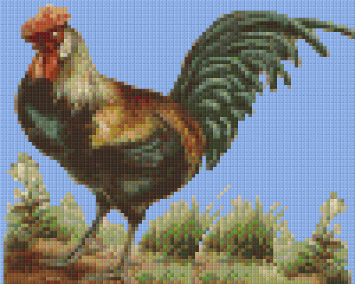 Pixelhobby Klassik Vorlage - The Rooster
