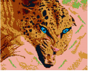 Pixelhobby Klassik Vorlage - Wild