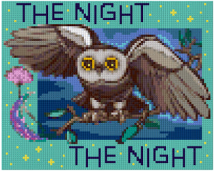 Pixelhobby Klassik Vorlage - Nightowl
