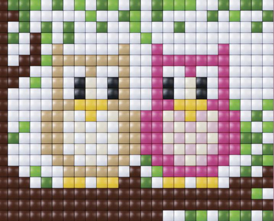 Pixelhobby XL gift sets - Two owls