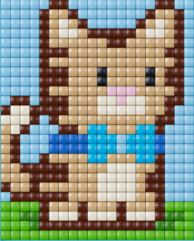 Pixelhobby XL gift sets - kitten blue