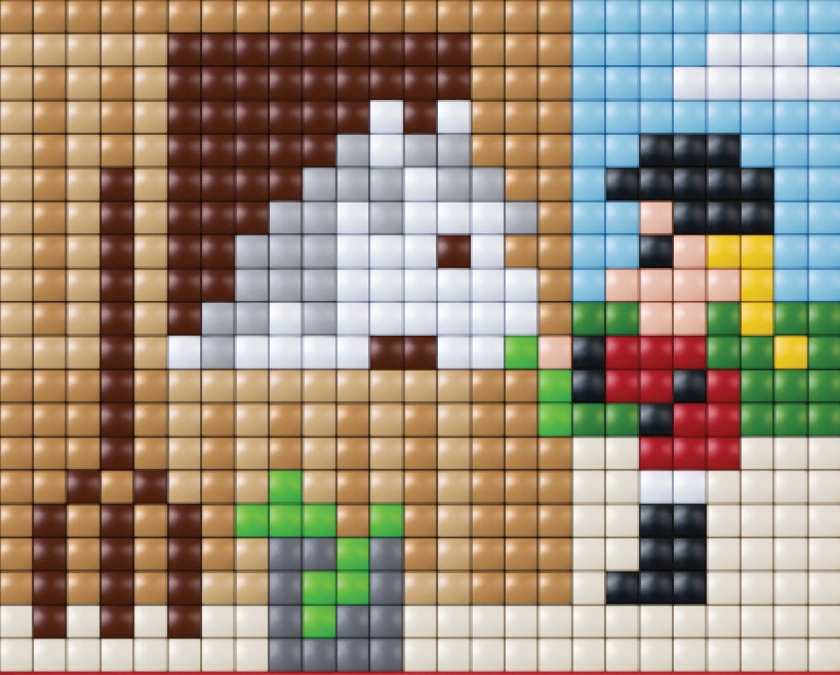 Pixelhobby XL gift sets - horse stable