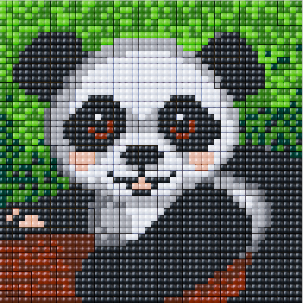 Pixelhobby XL 16er Set - Panda Baby