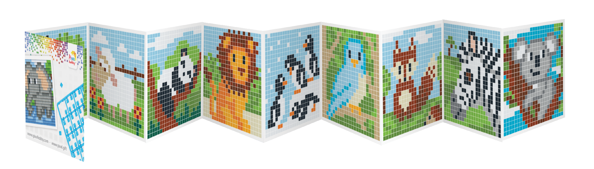 Mini-Vorlagenheft für kleine Pixelhobby Basisplatten
