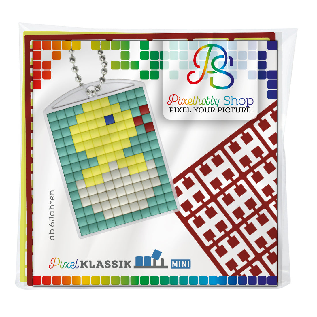 Pixelhobby medallion set - chick in the egg