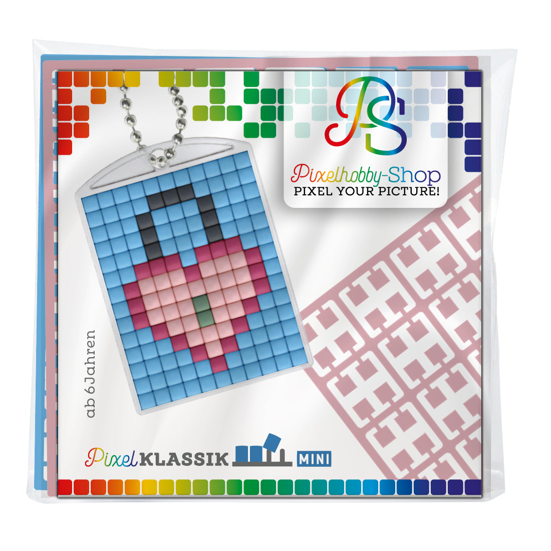 Pixelhobby medallion set - heart lock