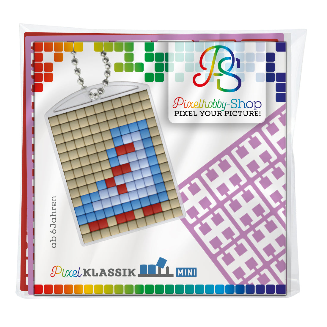 Pixelhobby medallion set - inline skates