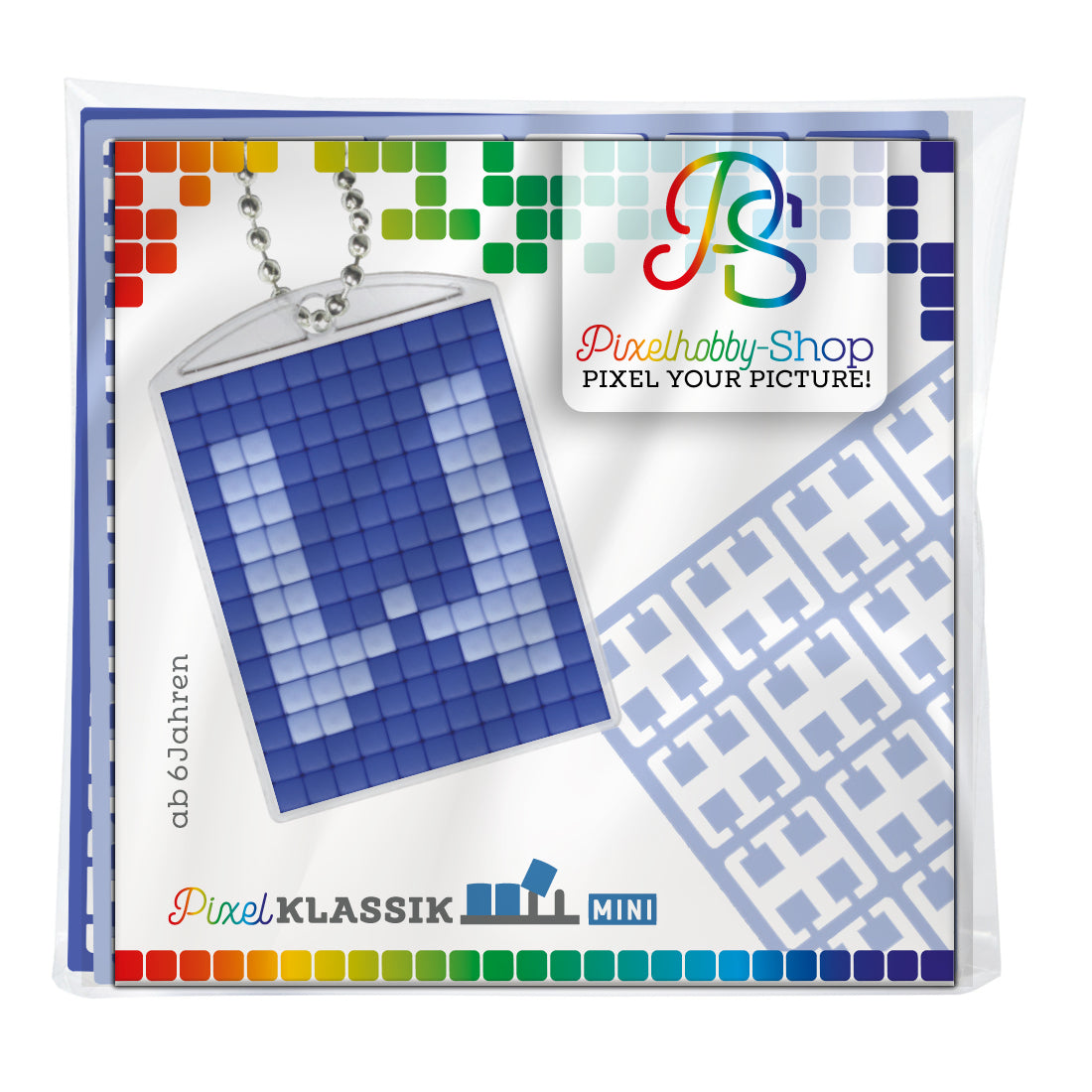 Pixelhobby Medaillon Set - Buchstabe W