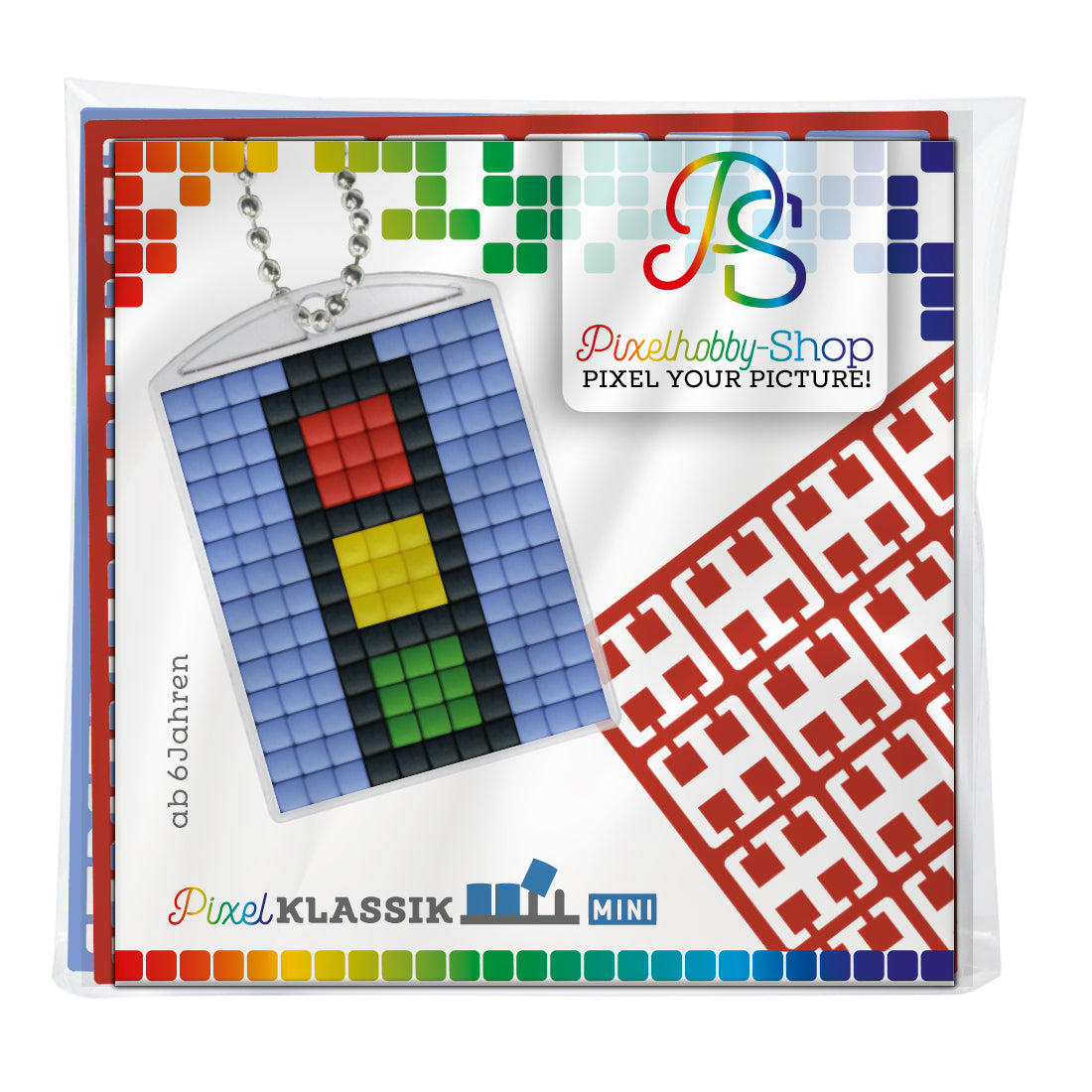 Pixelhobby medallion set - traffic light