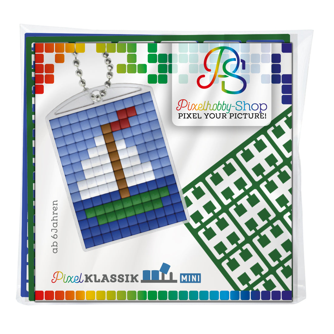 Pixelhobby medallion set - sailing ship