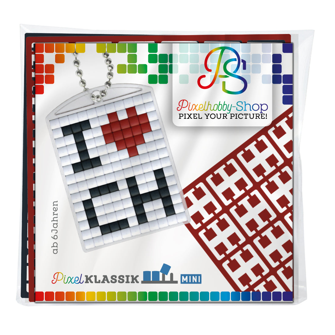 Pixelhobby Medaillon Set - I love Switzerland