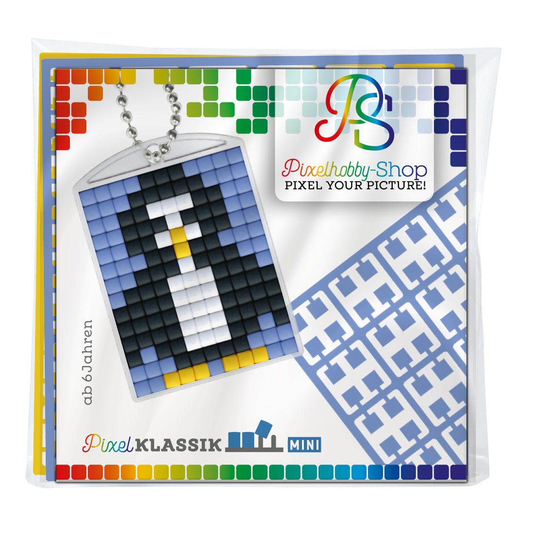 Pixelhobby Medaillon Set - Pinguin