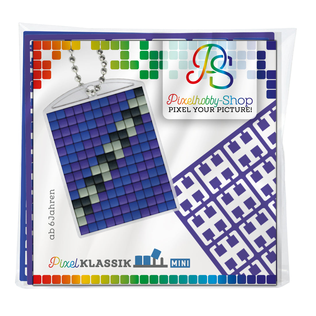 Pixel hobby medallion set - pattern