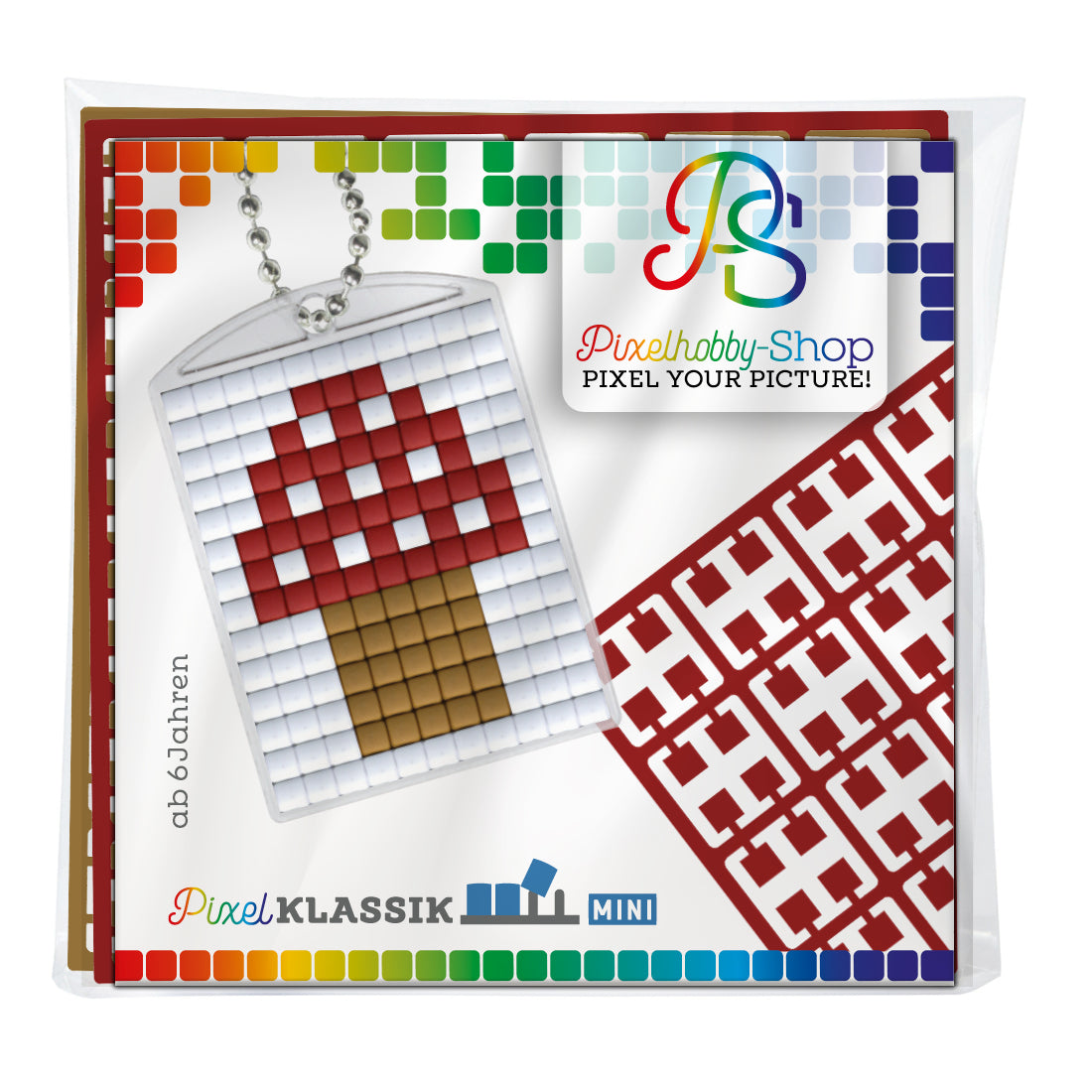 Pixelhobby medallion set - toadstool